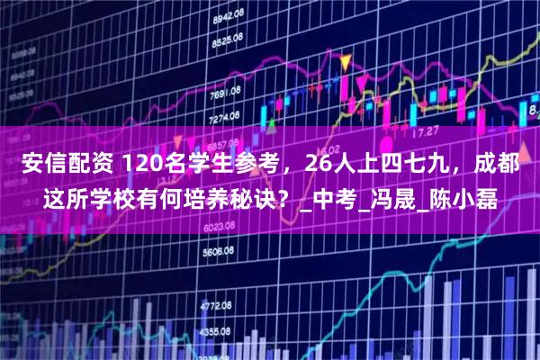 安信配资 120名学生参考，26人上四七九，成都这所学校有何培养秘诀？_中考_冯晟_陈小磊